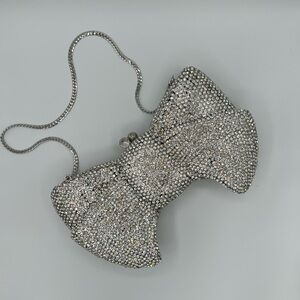 Elegant Silver Clutch Bag